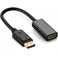 Adapter DisplayPort (M) -> HDMI (F) czarny BULK