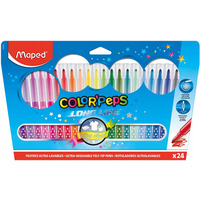 Flamastry trjktne MAPED COLORPEPS 24kolorw 845022