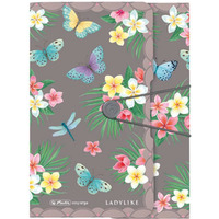 Teczka rysunkowa A4 PP z gumk LADYLIKE BUTTERFLIES 50044009 HERLITZ