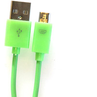 Kabel USB-A -> microUSB 1m 2A zielony OMEGA BAJA (44341)