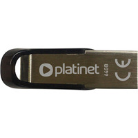 Pami USB-A 64GB PLATINET S-DEPO USB 2.0 metalowy wodoodporny (44848)