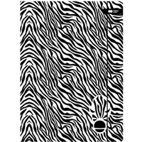 Teczka kartonowa z gumk BLACK&WHITE ZEBRA 24x31cm HA 7621 2431-BW02 HAPPY COLOR