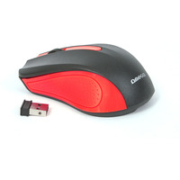 Mysz OMEGA bezprzewodowa optyczna 1000dpi USB czerwona (41795)