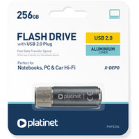 Pami USB-A 256GB PLATINET X-DEPO USB 2.0 czarny (45804)