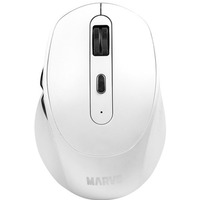 Mysz MARVO WM106W WH optyczna 1600dpi 2, 4GHz bezprzewodowa biaa cicha