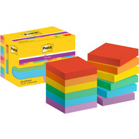 Bloczki samoprzylepne POST-IT Super Sticky, 47, 6 x47, 6mm 12x90kart. PLAYFUL 3M-7100290166