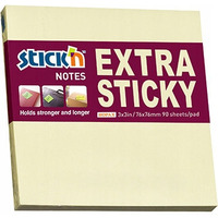 Notes samoprzylepny EXTRA STICKY 76x76 ty pastel 90k STICK`N 21660