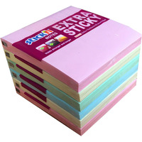 Notes samoprzylepny STICK`N EXTRA STICKY (6 szt) 76x76mm 4 kol.pastel 90 k 21659