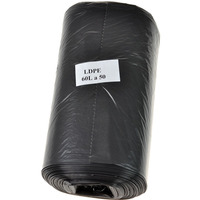 Worki na śmieci 60L LDPE czarne (50szt) 17 mic
