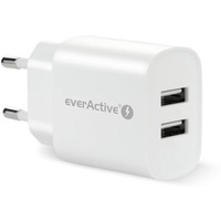 adowarka sieciowa 230V EVERACTIVE SC-220 2xUSB-A 12W 2, 4A biaa