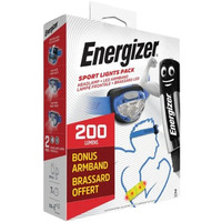 Latarka czoowa ENERGIZER Vision 200lm + opaska led + 3xAAA/LR03