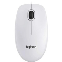 Mysz przewodowa LOGITECH B100 USB biaa 910-003360