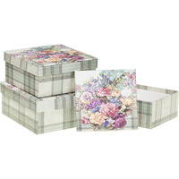 Zestaw pudełek ozdobnych PUK-22001-KW (3szt) ROZETTE