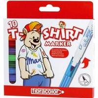 Mazaki T-SHIRT MARKER 10kol. FIBRACOLOR do tkanin 391